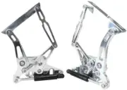 Aeroflow Billet Bonnet Hinge Kit Polish XR XY for Falcon AF64-4105