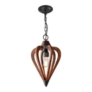 Senorita Pendant Light in Tuscan Coffee Cherry Wood