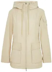 Moncler Leandro Hooded Shell Jacket - Beige - 4 (UK 16 / XL) 4 (UK 16 / XL)