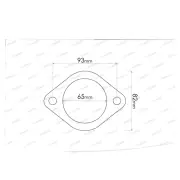 Redback Flange Gasket for Ford Fairlane Fairmont Falcon LTD AU EB ED EF FG XH
