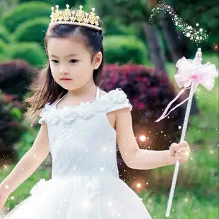 魔法棒玩具套裝權杖手杖女孩兒童公主喜歡生日禮物仙女棒絲帶皇冠