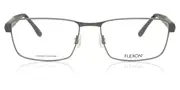 Flexon E1111 033 Men's Glasses Grey Size 54 - Private Health Rebate - Blue Light Block Available