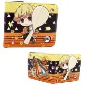 New Chibi Zenitsu Agatsuma DEMON SLAYER BiFold Wallet Kimetsu no Yaiba