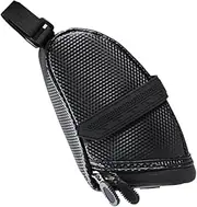 SUPVOX Waterproof Bike Tail Bag Large Capacity Riding Backseat Pouch Double Zipper Night Cycling Lamp Holder Composite Material Easy to Install