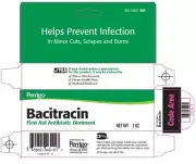 (2PK) Perrigo Bacitracin First Aid Antibiotic Ointment, 1 Oz 345802060037VL