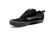 Vans Knu Skool Low Top Skateboarding Sneaker Triple Black Size 7M / 8.5W