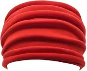 [MasterCard Good] Bandana, Wide Cotton Stretch Headbands Women Headwrap Turban Headwear Bandage Hairbands Bandana Wide Headbands Hair Accessories,Bandana scarf
