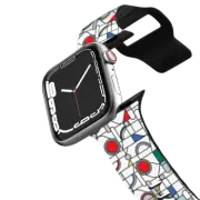 Apple Watch Series 7-9 (45mm) Impact Band Stained Glass Apple Watch Band by Poketo