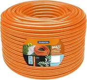 Tramontina 79220511 Multi 3/4 Inch Super Flex Garden Hose, 100 Meter Length, Orange