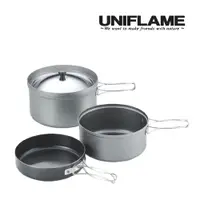 在飛比找松果購物優惠-【UNIFLAME】飯鍋煎鍋三件組附袋 U667613 鍋套