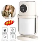 Car Home Air Purifier Diffuser Aroma Rotating Humidifier Mist Atmosphere Light
