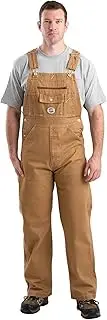 [Berne] Men's Vintage Unlined Washed Duck Bib Overall