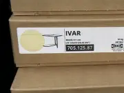 Brand New in box IKEA IVAR Foldable Table Pine 31 1/2x19 5/8-43 3/4 " 705.125.87