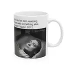 Ceramic Mug, Albert Camus Joan Crawford Mug, Philosophy Gift, Literary Mug, Gift
