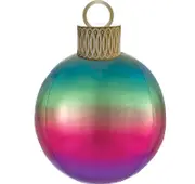 Christmas Ombre Rainbow Orbz Ornament Balloon Kit