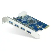 Astrotek 4 Ports USB 3.0 Hub PCIe PCI Express Add-on Card Adapter 5Gbps