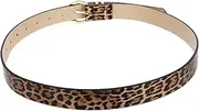[DEARMAMY] Women's Western Belts Trendy Ladies Belt Faux Leather for Dress Jeans Multi-purpose Wear