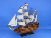 Wooden Spanish Galleon Tall Model Ship 20"