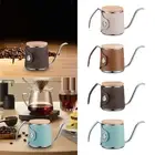 Pour over Kettle PU Leather Wrap Water Boiler Long Gooseneck Spout Drip Coffee