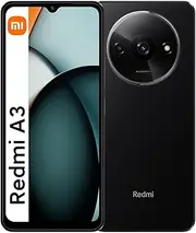 [Xiaomi] Redmi A3 Smartphone Without Contract 128GB ROM 4GB RAM 5000mAh 90Hz AMOLED Display Unlock Methods Face and Fingerprint Octa-Core Processor Black