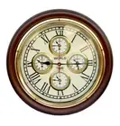 World timer wooden clock wall décor