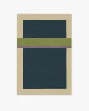 120' x 185' | Machine Washable Runner Rug | Kid & Pet Friendly | Indoor Rug | Architectural Digest Breakout Teal & Chartreuse Tufted Rug | Ruggable