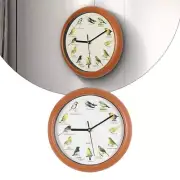 Quartz Singing Bird Wall Clock Home Decoration Bird Names And Songs Features