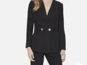 Cooper St Follow Me Jacket Blazer Suit Size 12 NWTS Tencil & Linen Black V