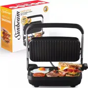 Sunbeam Toastie Maker - Electric Non-Stick Sandwich Press Jaffle Machine 2-Slice