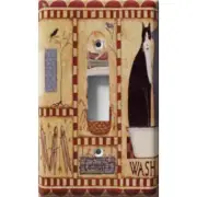 SnazzySwitch Egyptian Kitty Decorative Light Switch Plate Cover