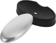 WOONEKY Hand Cleaning Soap Stainless Steel Soap Bar Odor Absorber for Kitchen for Odor Removal Multipurpose Use