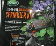 Scotts All-In-One Oscillating Sprinkler Kit Watering System NEW