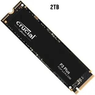 【最高現折268】Micron 美光 Crucial P3 Plus 2TB/Gen4 M.2 SSD 固態硬碟