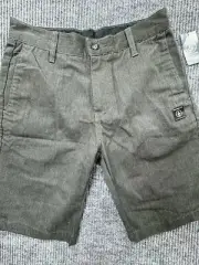Volcom Shorts Men's 28 Gray Vmonty Stretch Shorts Heathered Chino New