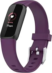 Replacement Bands Compatible for Fitbit Luxe Women, Sport Silicone Band Compatible with Fitbit Luxe Smartwatch Wristband
