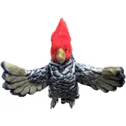 [Hansa] Gang Gang Cockatoo Puppet Plush Toy