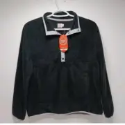 Wonder Nation Boys Pullover Jacket (Black) Husky Size XL (14-16)