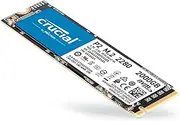 Crucial P2 2TB 3D NAND NVMe PCIe M.2 SSD Up to 2400MB/s - CT2000P2SSD8, 2 TB