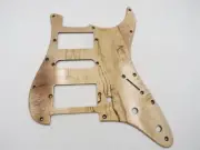 Solid wood Spalted maple wood GUITAR HSH Pickguard #4611