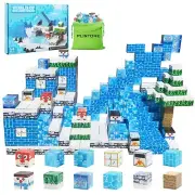 Build Mine Magn World Magn Blocks, Ice and Snow Wonderland Building Blocks Se...