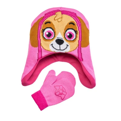 NWT-NICKELODEON~PAW PATROL TODDLER BEANIE AND GLOVES SET