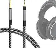 Geekria Audio Cable Compatible with Sennheiser HD 620S/599SE/598/598SE/560S/400PRO/579/569/550/505, 1/8" (3.5mm) to 2.5mm Braided Nylon Replacement Cord (4ft / 1.2 m)