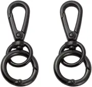 Double Opening Swivel Snap Hook Key Chain Clip Hooks Lobster Clasp Spring Clip S