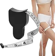 Body Measuring Tape - 60"/150cm Double Sided Tape Measure with Lock Pin and Push Button, Multifunctional Retractable Mini Measuring Tool for Body Waist Bra Measurement