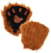 [VALICLUD] Fingerless Gloves for Women Cat Paw Gloves Cosplay Accessories Warm Touch Screen