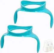 Compatible Bottle Handles for Philips Avent Anti-Colic AirFree Vent Baby Bottles, 2 Count (Blue)