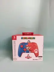 Super Mario Deluxe+ Audio Controller For Nintendo Switch, Pdp Faceoff, New, NIOB