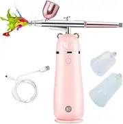 Airbrush Kit, Cordless Airbrush Makeup Kit, Portable Airbrush Gun with Compressor Kit, Handheld Spray Gun for Cake Decoration Art Painting Nail Design Model Coloring Tattoo Graffiti Graphic/506