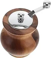 NULYLU Manual Pepper Grinder Salt Pepper Miller Hand Crank Grinder Style Mini Portable for Kitchen BBQ