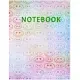 Notebook: College Ruled Notebook - Rainbow Smiley Face Large (8.5 x 11 inches) - 140 Pages